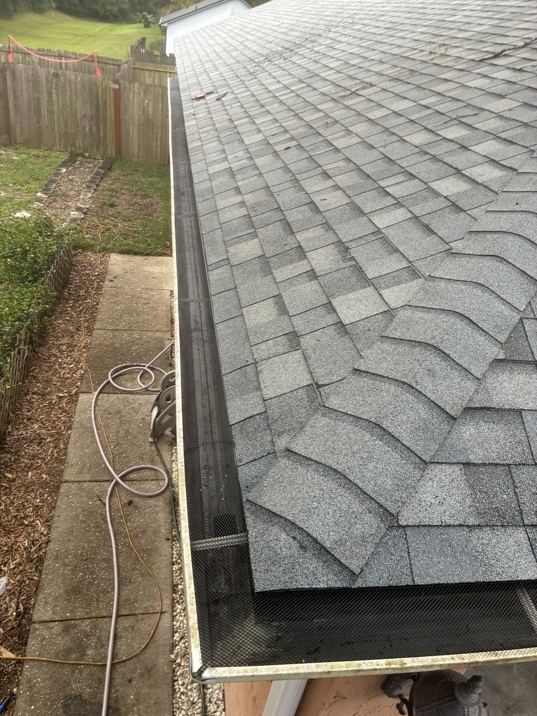 Second gutter-cleaning project after work