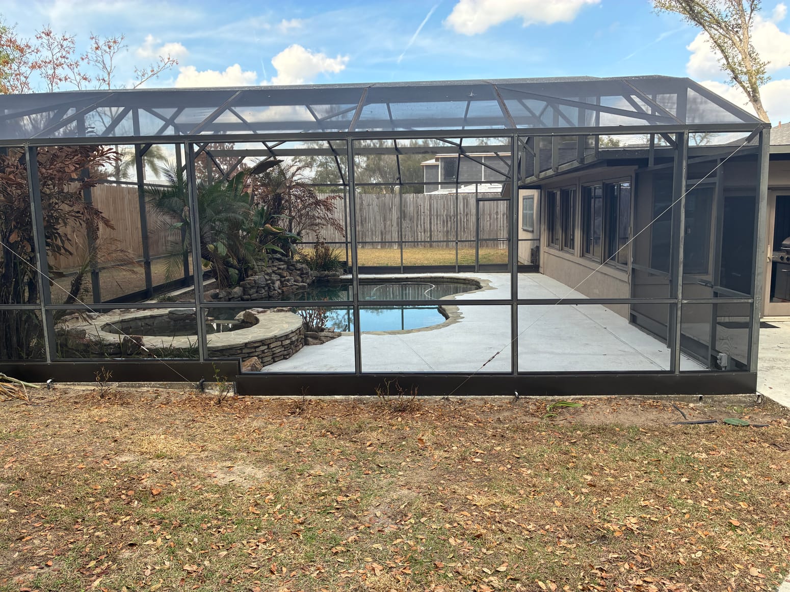 Enclosure framework and screening
